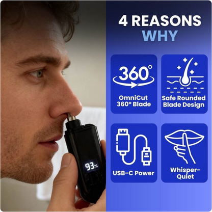 Rechargeable Multifunctional Unisex Nose Hair Trimmer