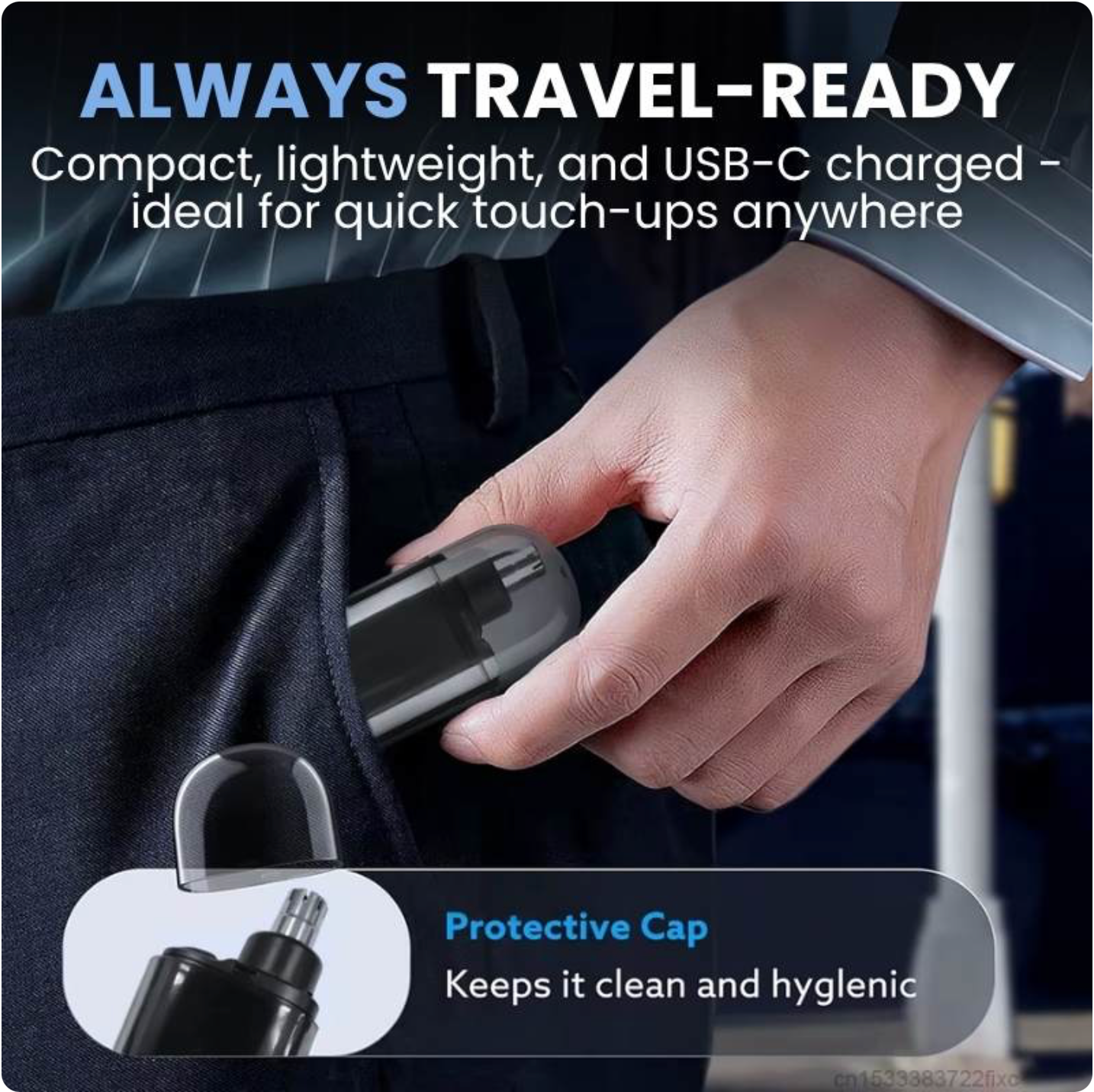 Rechargeable Multifunctional Unisex Nose Hair Trimmer